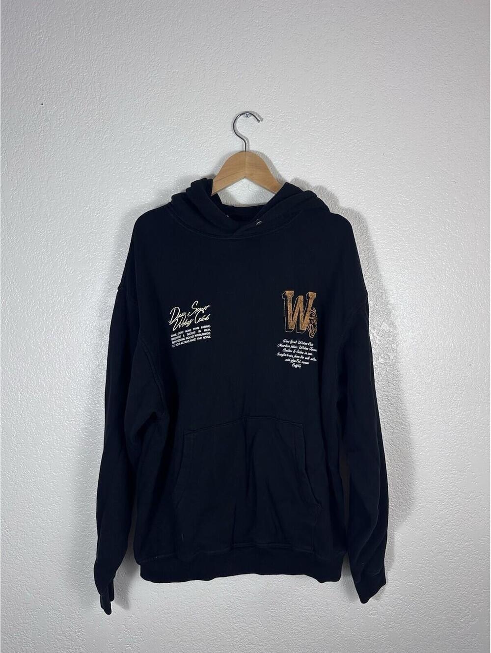 Darc Sport Wolves Club Hoodie Men’s Medium Black  Limited 218/1008